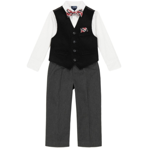 Baby Boy IZOD Corduroy Vest, Shirt, Pants & Bowtie Set