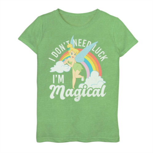 Licensed Character Girls 7-16 Tinkerbell Rainbow Im Magical Tee