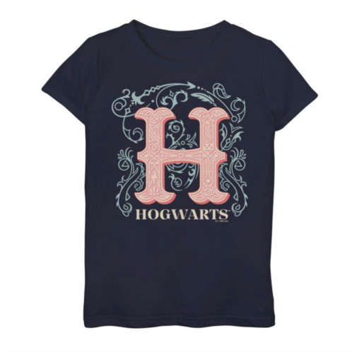 Licensed Character Girls 7-16 Harry Potter Hogwarts H Typography Tee