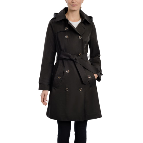 Womens London Fog Double-Breasted Trench Coat
