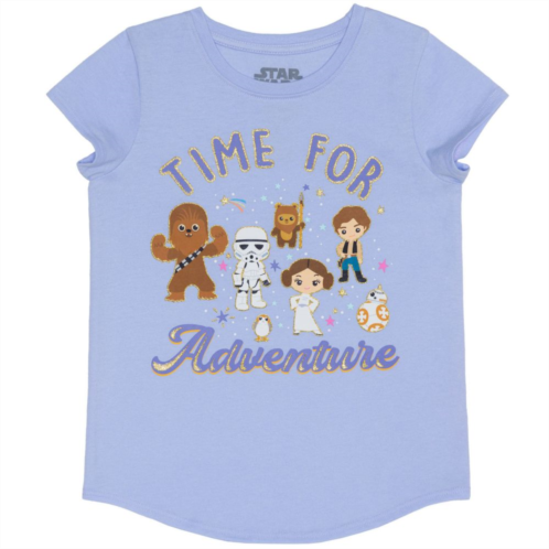 Girls 4-12 Jumping Beans Time for Adventure Short Sleeve Tee