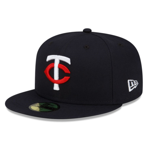 Mens New Era Navy Minnesota Twins 2023 Authentic Collection Home 59FIFTY Fitted Hat