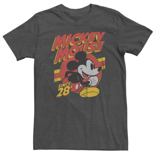 Licensed Character Disneys Mickey Mouse & Friends Big & Tall Classic Mouse Circle Since 28 Graphic Tee