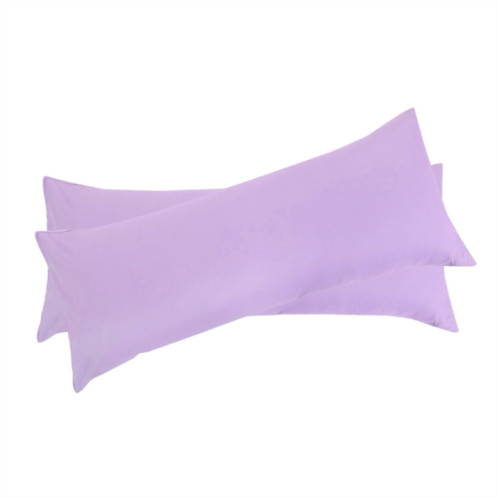 PiccoCasa 2 Pcs Microfiber Envelope Body Pillowcases Body 20 x 72