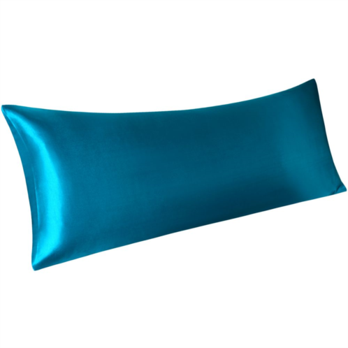 PiccoCasa 1Pc Satin Soft Body Pillow Cover with Envelop Body 20x54