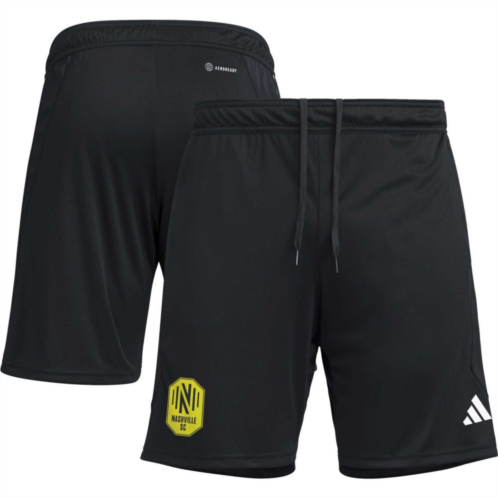 Mens adidas Black Nashville SC 2023 On-Field AEROREADY Training Shorts
