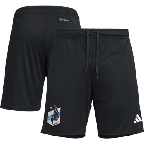 Mens adidas Black Minnesota United FC 2023 On-Field AEROREADY Training Shorts