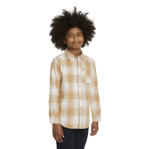 Boys 8-20 Levis Flannel One Pocket Shirt
