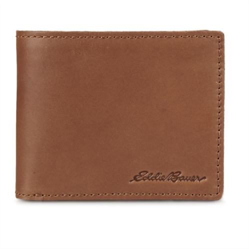 Mens Eddie Bauer Outdoor Leather Bifold Wallet