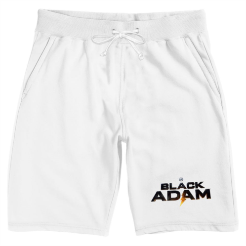 Licensed Character Mens Black Adam Logo Sleep Shorts