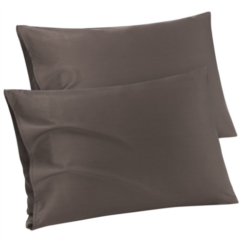 PiccoCasa Pure Cotton Pillowcases 2 Pcs Soft with Envelope King 20 x 36