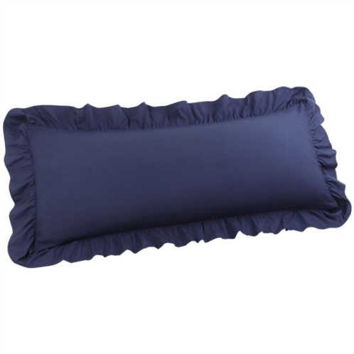 PiccoCasa 100% Brushed Microfiber Ruffle Body Pillowcases 1 Pc Envelope Closure 20 x 48