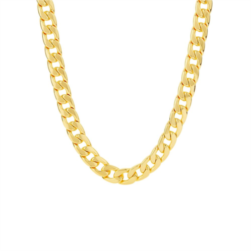 Aurielle Gender Neutral Flat Curb Link Chain Necklace