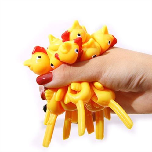 Ezgoods2U Chicken Rubber Slingshot Toys - Funny Christmas Easter Chicks - Novelty Gifts For Kids