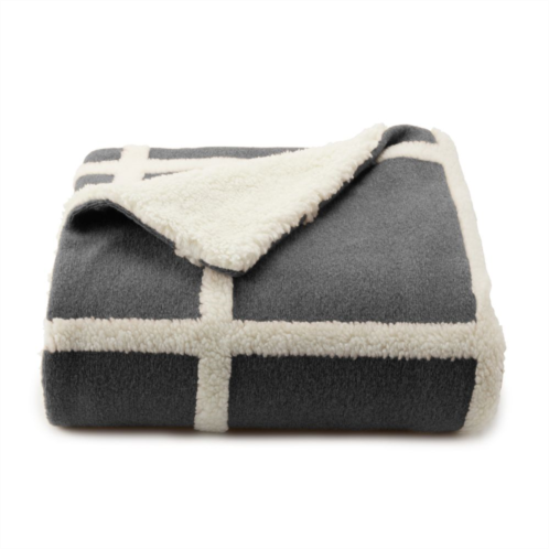 Sonoma Goods For Life Jacquard Sherpa Throw Blanket