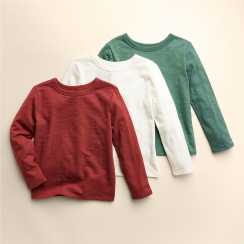 Baby & Toddler Little Co. by Lauren Conrad 3-Pack Organic Long Sleeve Core Tees