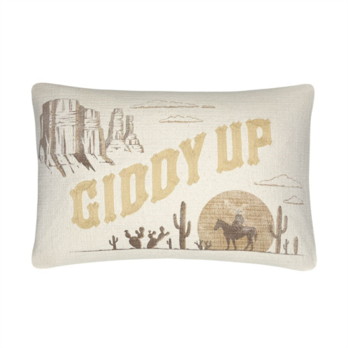 Sonoma Goods For Life Ivory Giddy Up Throw Pillow