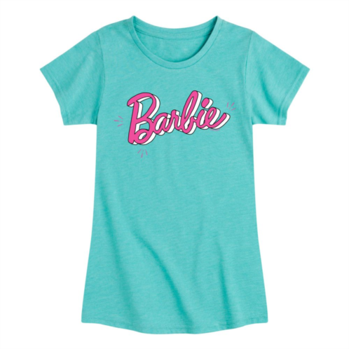 Girls 7-16 Barbie Sketch Logo Graphic Tee