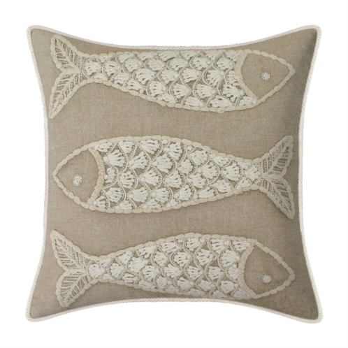 Sonoma Goods For Life Tan Fish Throw Pillow
