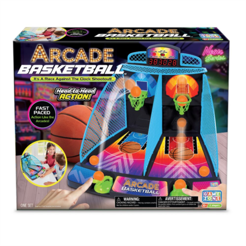 Game Zone Arcade Interactive Multiplayer Tabletop Basketball