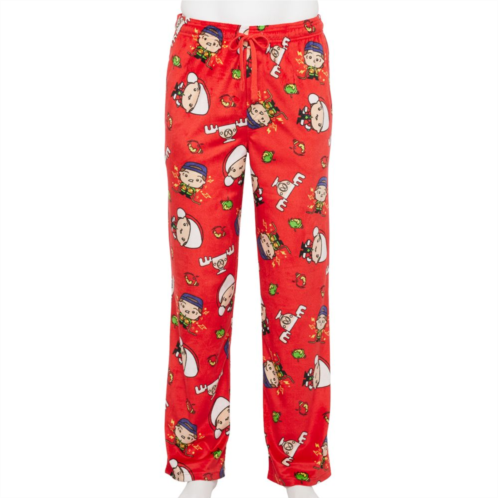 Licensed Character Mens Christmas Vacation Fleece Pajama Pants