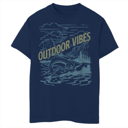 Licensed Character Boys 8-20 Outdoor Fishing Vibes Tee