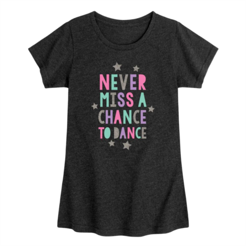 Licensed Character Girls 7-16 Never Miss A Chance To Dance Graphic Tee