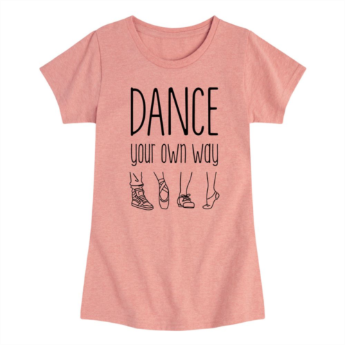Licensed Character Girls 7-16 Dance Your Own Way Graphic Tee