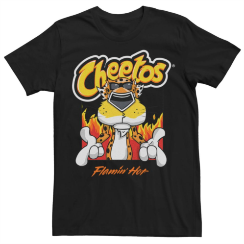 Licensed Character Big & Tall Chester Cheetos Flamin Hot Graphic Tee