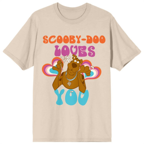 Licensed Character Juniors Scooby Doo Loves You Valentines Day Graphic Tee