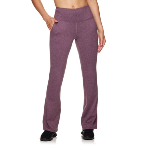 Womens Gaiam Zen Marled Yoga Pants