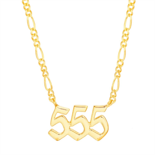 Paige Harper 14k Gold Plated Angel Number 555 Change Necklace