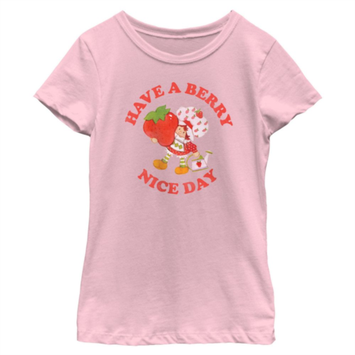 Licensed Character Girls 7-16 Strawberry Shortcake Have A Berry Nice Day Graphic Tee