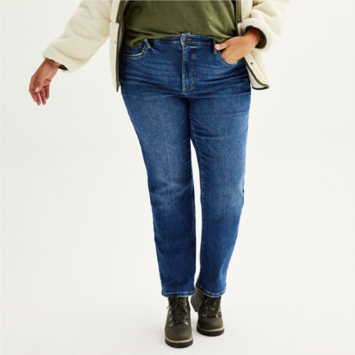 Plus Size Sonoma Goods For Life Curvy Straight Jeans