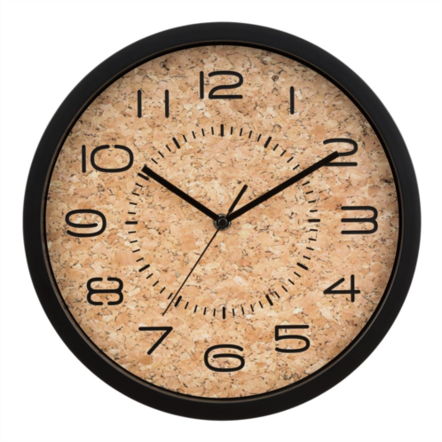 La Crosse Technology 12-in. Felix Cork Quartz Analog Wall Clock