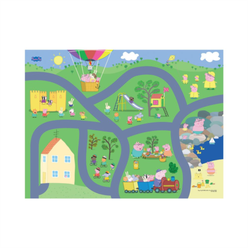 Unbranded Peppa Pig Megamat Roads Play Mat with Toy