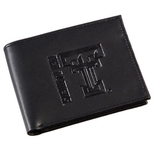 Unbranded Mens Black Texas Tech Red Raiders Hybrid Bi-Fold Wallet