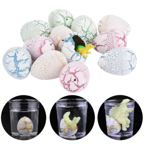 Department Store 4Pcs Assorted Color Easter Dinosaur Hatching Eggs - Crack and Grow In Water Perfect for Color Hunting Game, Easter Basket Stuffers, Birthdays Party Favors For Toddler Kids