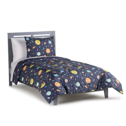 The Big One Kids Diego Solar System Glow In The Dark Reversible Comforter Set with Shams