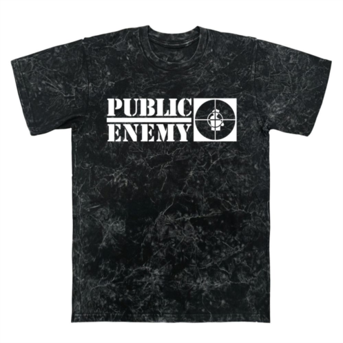 Licensed Character Mens Public Enemy White Logo Graphic Tee