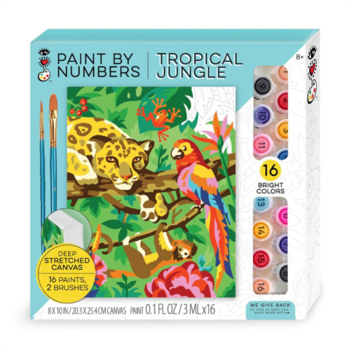 Bright Stripes iHeartArt Paint By Numbers - Tropical Jungle