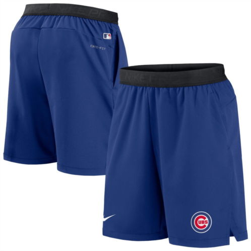 Mens Nike Royal Chicago Cubs Authentic Collection Flex Vent Max Performance Shorts