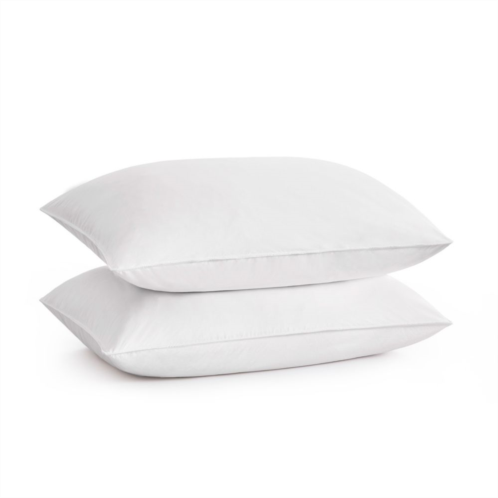 Unikome 2 Pack Medium Soft Goose Feather Bed Pillows