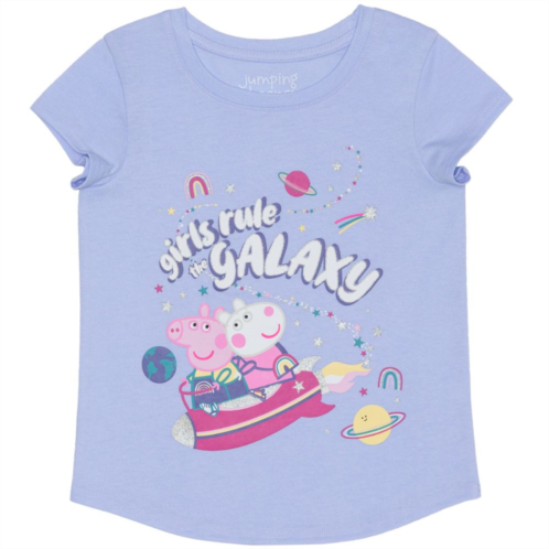 Baby & Toddler Girl Jumping Beans Peppa Pig Girls Rule the Galaxy Sparkle Graphic Tee