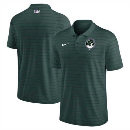 Mens Nike Green Colorado Rockies City Connect Victory Performance Polo