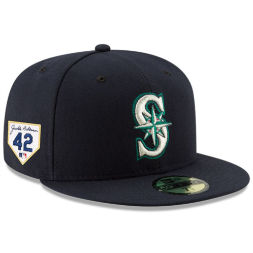 Mens New Era Navy Seattle Mariners 2023 Jackie Robinson Day 59FIFTY Fitted Hat