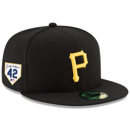 Mens New Era Black Pittsburgh Pirates 2023 Jackie Robinson Day 59FIFTY Fitted Hat