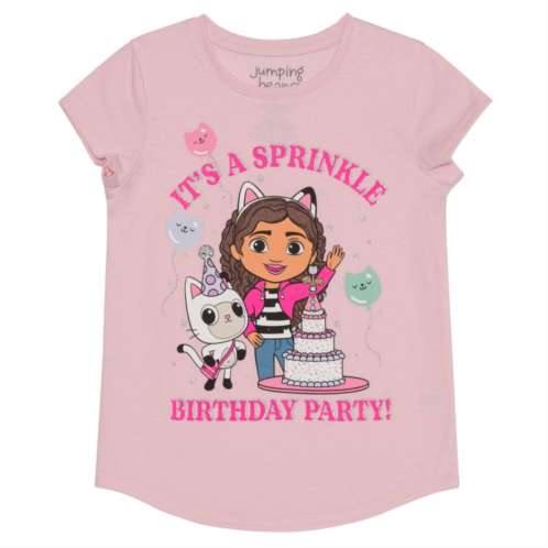 Girls 4-12 Jumping Beans Gabbys Dollhouse Birthday Party Sparkle Graphic Tee