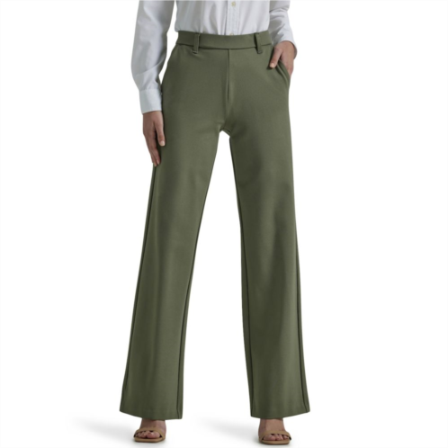 Womens Lee Ultra Lux Comfort Any Wear Wide Leg Pull-On Pants