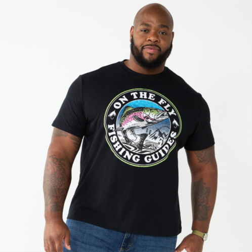 Generic Big & Tall On The Fly Fishing Guides Graphic Tee